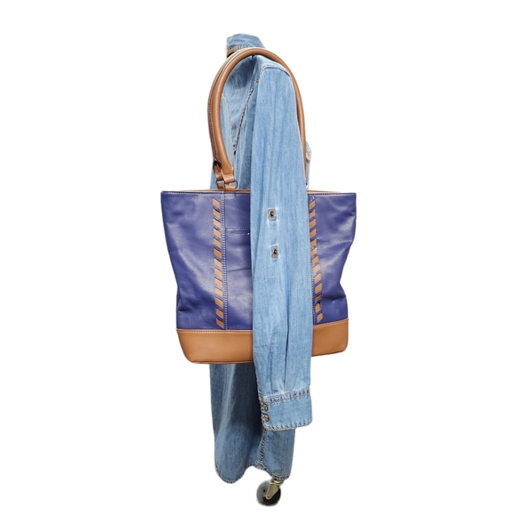 TIGNANELLO LEATHER TOTE SHOULDER BAG - Picture 4 of 11